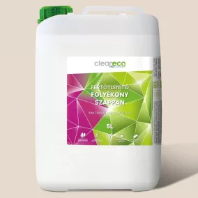 Cleaneco Folyékony szappan, fertőtlenítő Cleaneco 5L