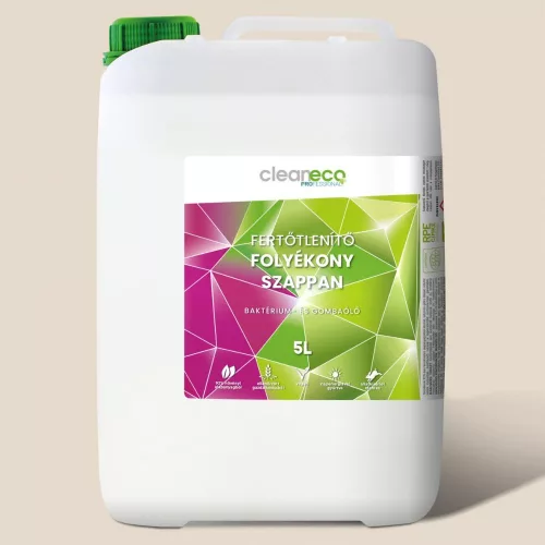 Cleaneco Folyékony szappan, fertőtlenítő Cleaneco 5L