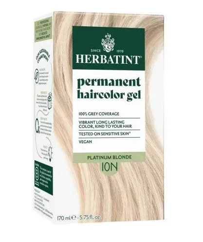 Herbatint 10n platinaszőke hajfesték 170 ml