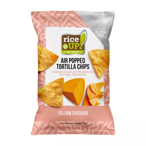 Rice Up tortilla chips cheddar sajt ízű 60 g