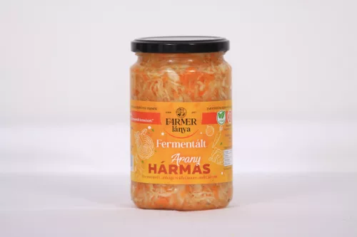 Farmer Lánya fermentált arany hármas (káposzta, répa és vöröshagyma) 720 ml
