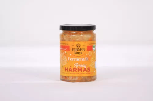 Farmer Lánya fermentált arany hármas (káposzta, répa és vöröshagyma) 370 ml