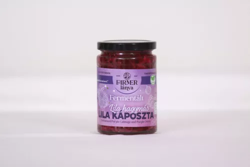 Farmer Lánya fermentált lilahagymás lilakáposzta 370 ml
