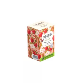   Basilur bio organsia alma fahéj és csipkebogyó tea 18db 32,4 g