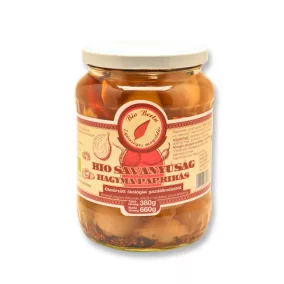   Bio Berta bio hagymapaprikás (mini vöröshagymák paprikával) savanyúság 720 ml
