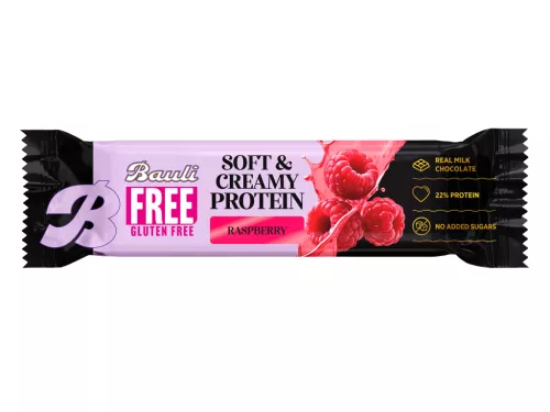 Max Sport gluténmentes soft creamy málna szelet 45 g