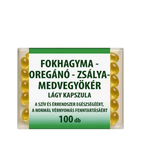   Dr.chen fokhagyma-oregano-zsálya medvegyökér kapszula 100 db
