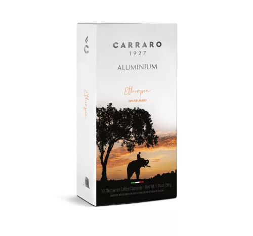 Carraro ethiopia kávékapszula nespresso kompatibilis 10 db