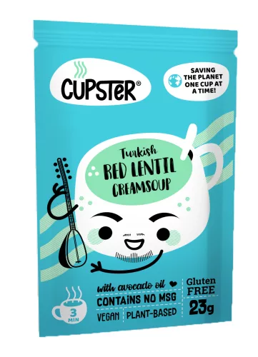 Cupster instant török vöröslencse krémleves 23 g