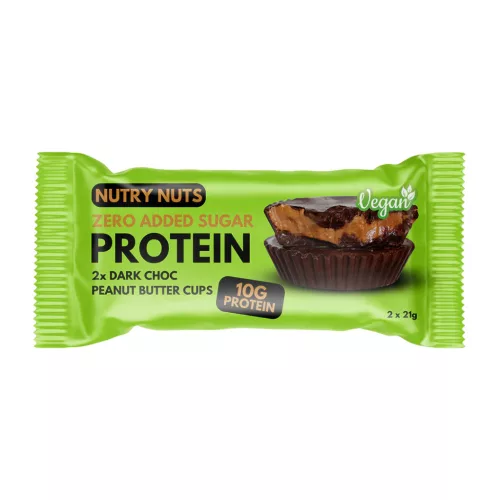 Nutry nuts protein vegan földimogyoróvajas csokikorong étcsokis 42 g