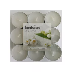 Bolsius illatos teamécses gyöngyvirág 18 db