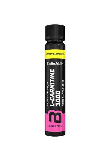 Biotech l-carnitine citrom 3000mg ampulla 25 ml