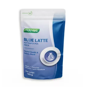   Nutriqa bio koffeinmentes vegán pillangóborsó-maca latte 125 g