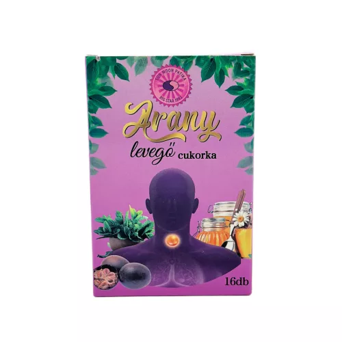 Sun Moon arany levegő torokcukorka 16 db