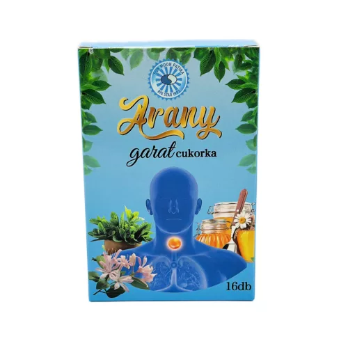 Sun Moon arany garat torokcukorka 16 db