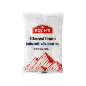 Kochs étkezési finom jódozott vákuum só 1000 g