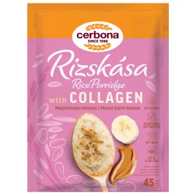 Cerbona rizskása mogyoróvajas-banános kollagénnel 45 g