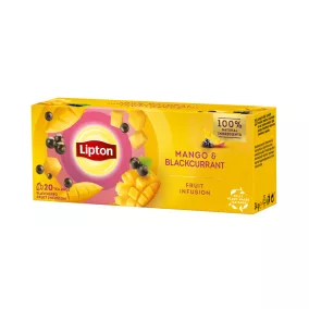 Lipton mangó-feketeribizli tea 20x1,7g 34 g