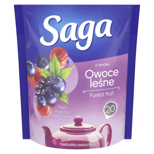 Saga gyümölcstea erdei gyümölcs 20x1,7g 34 g
