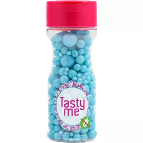   Tasty Me gluténmentes cukorgyöngy tortadekor mix világoskék 70 g