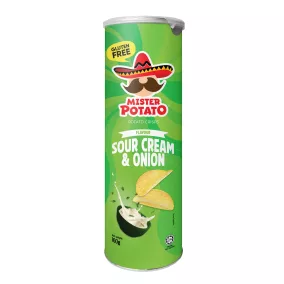 Mister Potato gluténmentes chips hagymás tejfölös  160 g