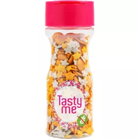   Tasty Me gluténmentes cukor tortadekor mix arany-ezüst 50 g