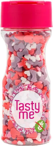 Tasty Me gluténmentes cukor tortadekor mix mini love 50 g