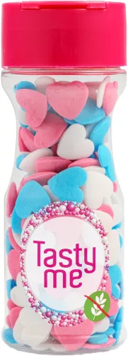 Tasty Me gluténmentes cukor tortadekor mix szívek 50 g
