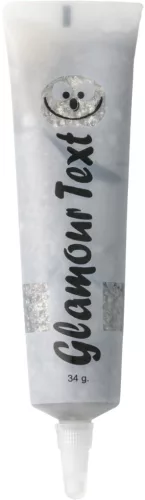 Tasty Me gluténmentes csillogó géles dekortoll ezüst 34 g
