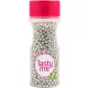 Tasty Me gluténmentes metallic pearls tortadekor mix ezüst 4mm 70 g