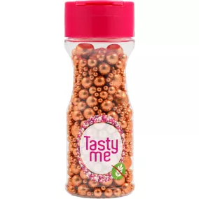   Tasty Me gluténmentes metallic pearls tortadekor mix réz 75 g