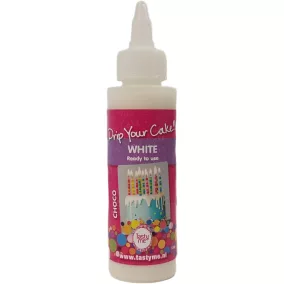   Tasty Me gluténmentes tortabevonó drip (csurgató) fehér 120 g