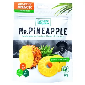 George & Stephen mr. pineapple prémium aszalt ananász 50 g