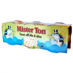 Mister Ton tonhaldarabok olíva olajban 3x70g 210 g