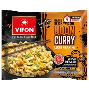   Vifon udon curry indiai instant búzatésztás étel (enyhén csípős) 90 g