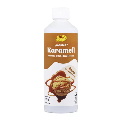 Dia-Wellness zéró karamell öntet fagyihoz/sütihez 500 g