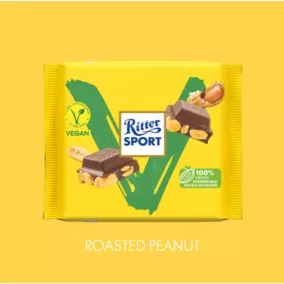   Ritter Sport vegán pörkölt földimogyorós csokoládé 100 g