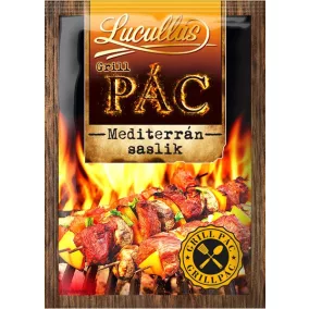 Lucullus grillpác mediterrán saslik 32 g