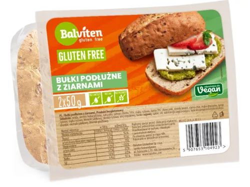 Balviten gluténmentes sokmagvas vegán zsemle 2x50g 100 g