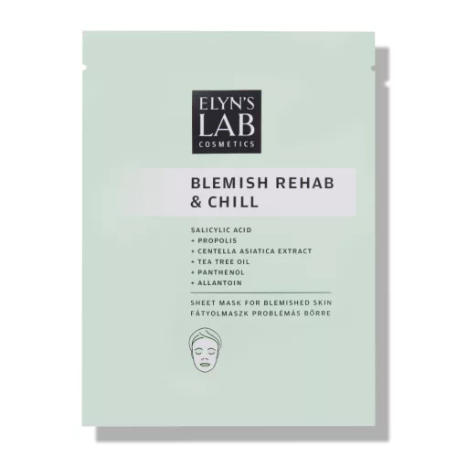 Elyn's Lab blemish rehab & chill fátyolmaszk problémás bőrre 25 ml