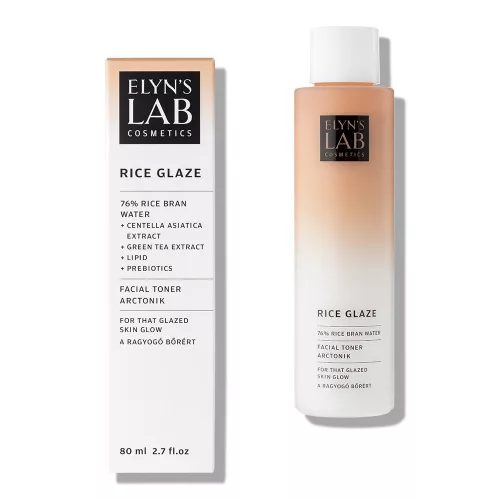 Elyn's Lab rice glaze ragyogásfokozó toner 76% rizskivonattal 80 ml