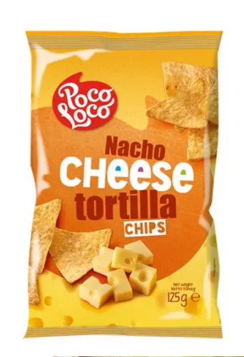 Poco Loco tortilla chips sajtos 125 g