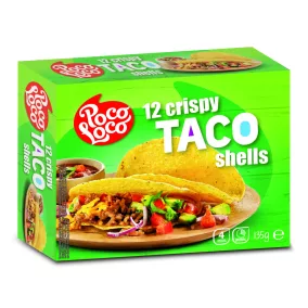 Poco Loco ropogós taco kagyló tortilla 12db-os 135 g