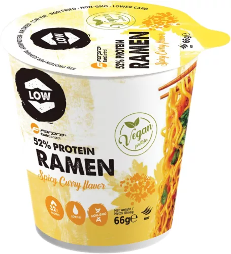 Forpro 52% protein ramen spicy curry 66 g