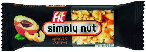 Fit simply nut müzliszelet magvakkal sárgabarack-kesu 35 g