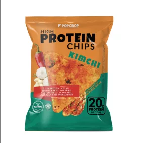   Popcrop pyramids gluténmentes kimchi ízű protein chips 60 g