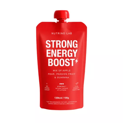 Nutrino Lab strong energy boost - alma, körte, passion fruit, guarana 180 g