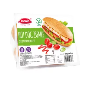 Incola gluténmentes hot-dog kifli (2x65g) 130 g