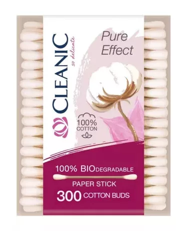 Cleanic pure effect fültisztító biológiailag lebomló 300 db