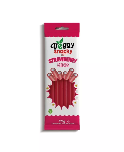 Veggy gumicukor strawberry sticks 170 g